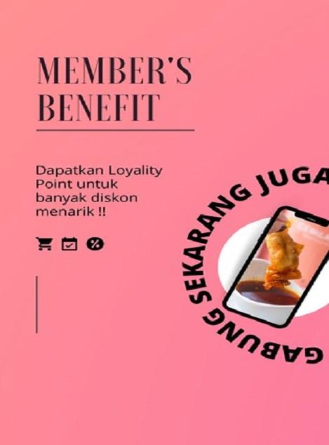 Gabung Member dan dapatkan banyak diskon menarik